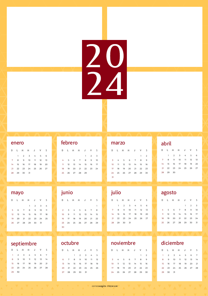 Calendario 2024 Para Personalizar E Imprimir O Comparti Nbkomputer